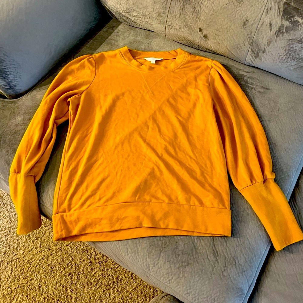LC Lauren Conrad Mustard Sweatshirt
